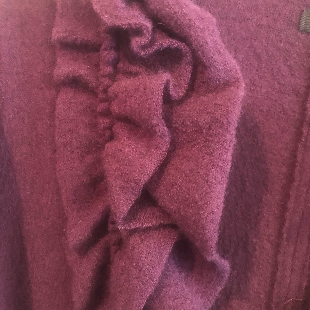 Apt. 9 Purple Ruffled Cardigan - Picture 3 of 5